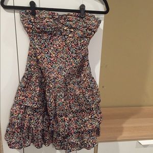 Express Dress Floral and ruffled
